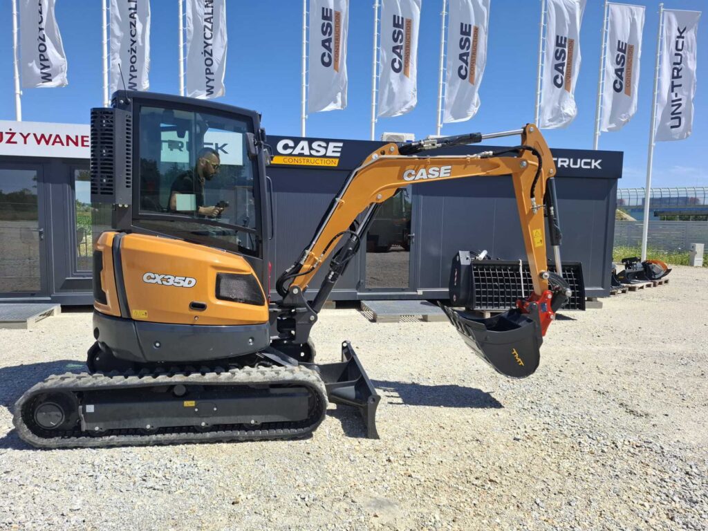Minikoparka Case cx35d Dolny Śląsk