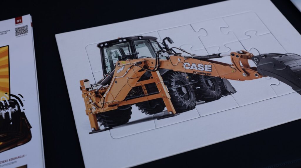 CASE Uni-Truck - puzzle koparka CASE