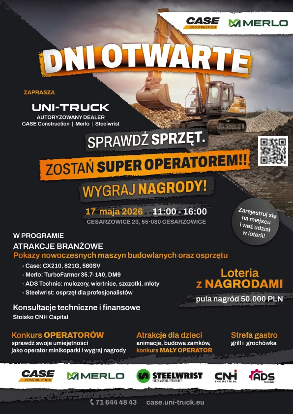 Dni Otwarte CASE Maszyny budowlane