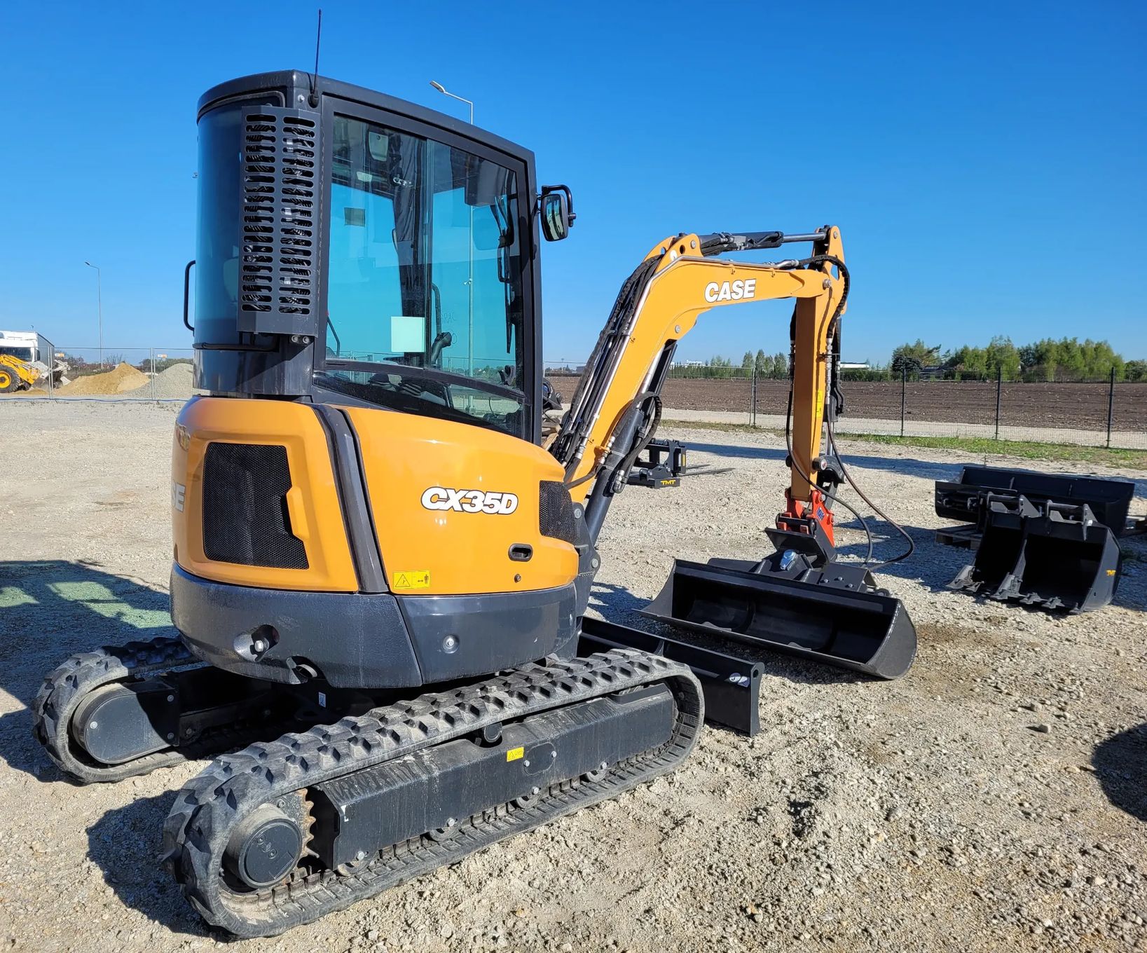 Koparka minikoparki CASE CX22D światłowody brukarstwo ogrodnictwo - zdjęcie 4